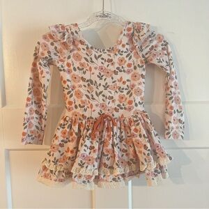 Cheeky Plum Floral Leotard Size 2T